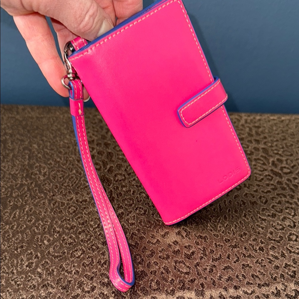 Pink Wristlet Wallet